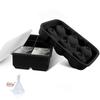 2 Pack Silicone Ice Ball Maker Mold with Leak-Proof Lid Whiskey Sphere Ice Cube Trays for Bourbon Cocktails Easy Release