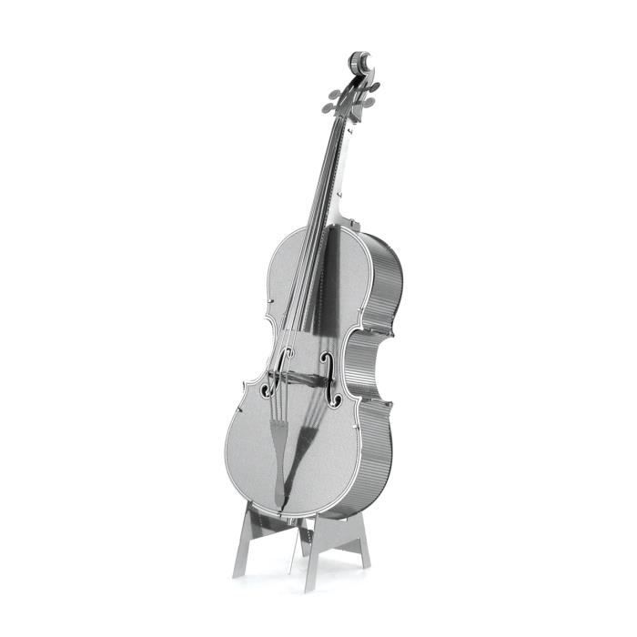 Puzzle 3D - Metal Earth - Bass Fiddle - Métal - 1 Feuille - Facile