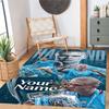 Haaland Customize Text Floor Mat Design For Decorate Room Game Room Kitchen Foyer Antislip Rug Decorate Offices Perfect Gift For Womenmen
