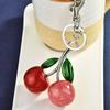 3D поделки брелок в виде вишни украшения подвески в виде вишни сумочка ювелирные изделия хрустальная вишневая подвеска