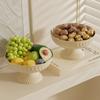 Бытовая фруктовая тарелка высокой ценности, может сливать воду, простая модная коробка для сухофруктов в стиле легкой роскоши для гостиной, тарелка для закусок и конфет