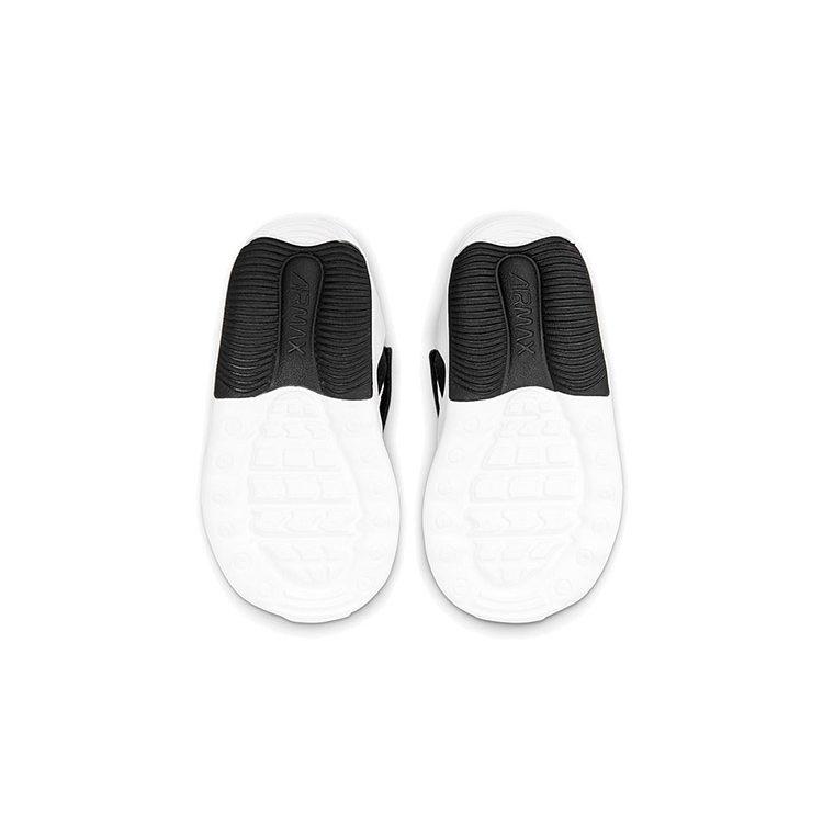 Nike Air Max Bolt Амортизация Устойчивость к истиранию Низкие Детские Кроссовки Черно-белые Для Младенцев и Малышей CW1629-100