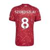 adidas Ливерпуль Доминик Собослай 8 Домашняя Быстросохнущая Короткий Рукав Футбольная Майка Версия для Фанатов Мужская майка KA6852-8