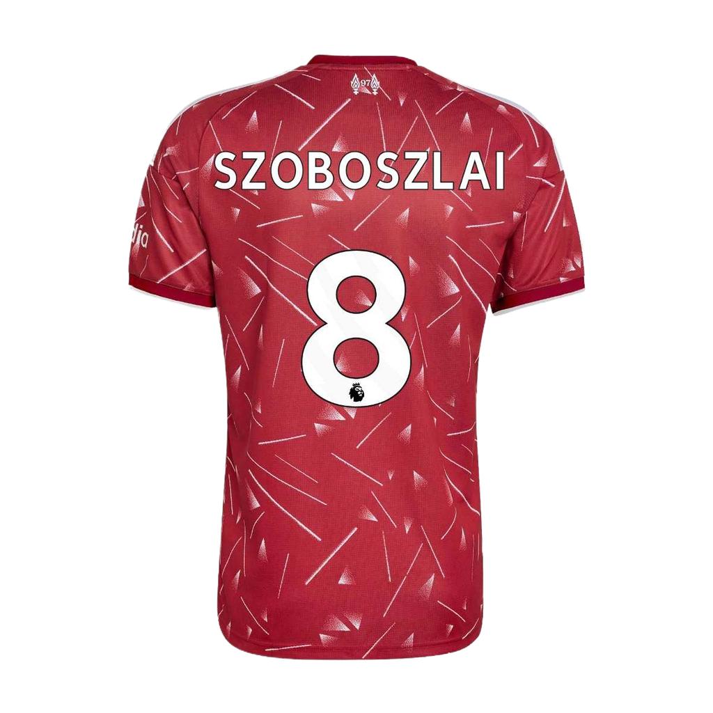 adidas Ливерпуль Доминик Собослай 8 Домашняя Быстросохнущая Короткий Рукав Футбольная Майка Версия для Фанатов Мужская майка KA6852-8