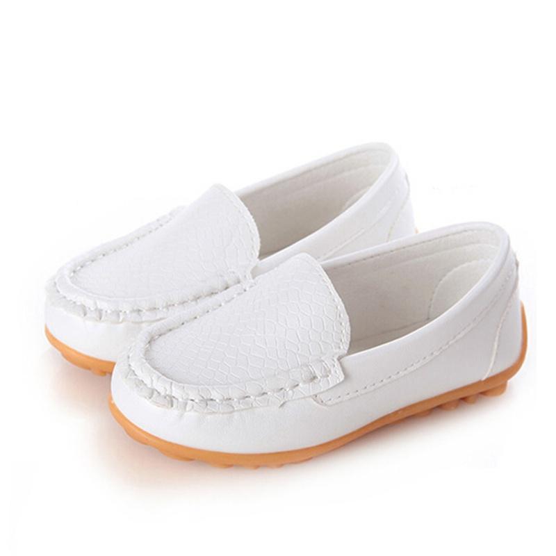 Повседневные детские туфли-лодочки-оксфорды на плоской подошве без шнуровки для детей, бездельники для мальчиков и девочек