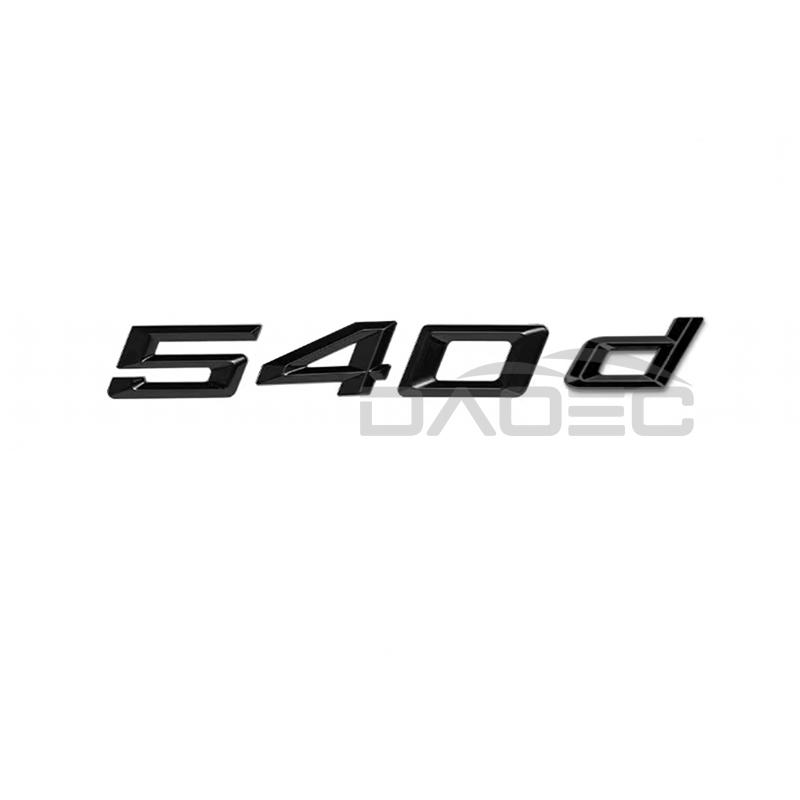 TRE22 Car 3D ABS Trunk Letters Logo Badge Emblem Decal Sticker For BMW 5 Series 520d 525d 528d 530d 535d 540d E39 E60 E61 F10 F11 G30