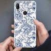 Сине-белый фарфоровый чехол для телефона Xiaomi Redmi Note 10 9 8 7 Pro 8T 9T 9S Mi 12T 11T 10T 12 11 Lite Мягкий силиконовый корпус