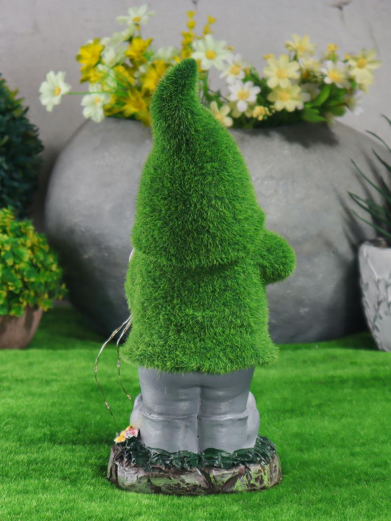 Садовые Дворовые Декоративные Фигурки, Уличные Плюшевые Гномы, Феи с Лейкой на Солнечной Батарее, Смоляные Поделки