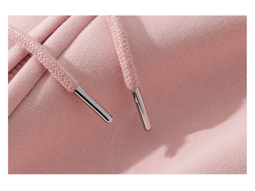 Новая коллекция 2025 года: розовая толстовка с капюшоном и кардиган в корейском стиле для женщин — легкий, свободный крой, идеально подходит для ранней осени/весны.