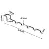 No Drill Railing Drying Rack Wave Shaped Clothes Storage Holder  Balcony Laundry Drying