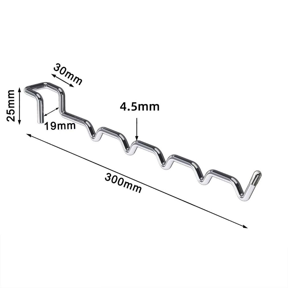 No Drill Railing Drying Rack Wave Shaped Clothes Storage Holder Balcony Laundry Drying