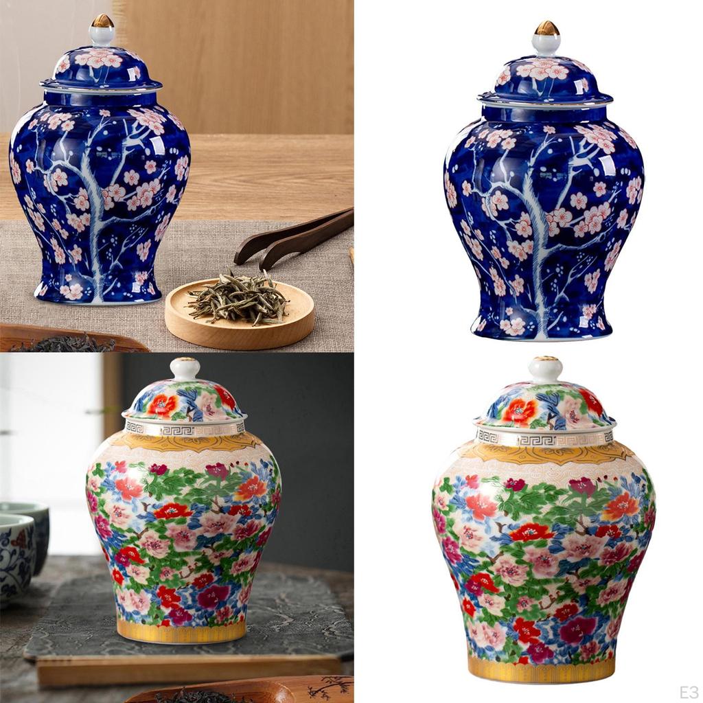 Керамический набор ваз с цветочным рисунком для украшения дома