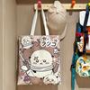 Хиикава Холщовая Сумка Каваи Аниме Милый Хачиварэ Усаги Студент Уличный Мультяшный Косметичка Сумка для Хранения Книг Игрушка Подарки для Девочек