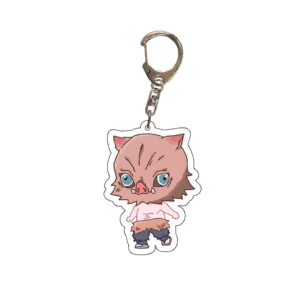 Ключница-брелок акриловая Kimetsu no Yaiba, подвеска на рюкзак, аксессуар для косплея по аниме, подарок для фанатов, коллекция
