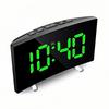 Mirror Digital Alarm Clock Temperature Date Night Mode Snooze USB Powered Always On Table Clock 12/24H Anti-disturb LED Clock