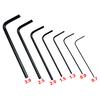 7 Piece Set Mini Hex Wrench Set Metric 0.7-3.0Mm Precision Hex Key Small