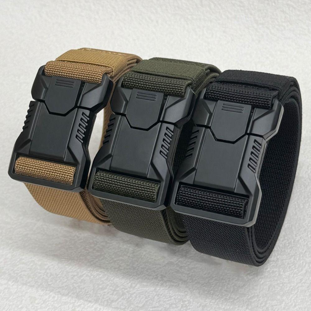 Elastic Canvas Belt Adjustable Jeans Waistband Casual Waist Belts Trouser Pants Decor