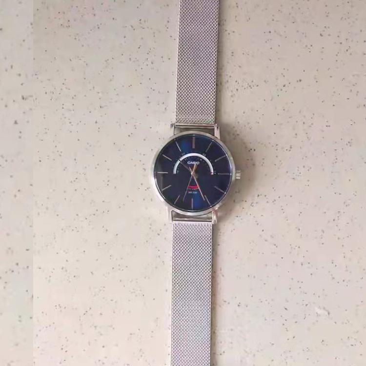 Casio Мужские часы стандартной серии Синие MTP-B105M-2AV MTP-B105M-2AV