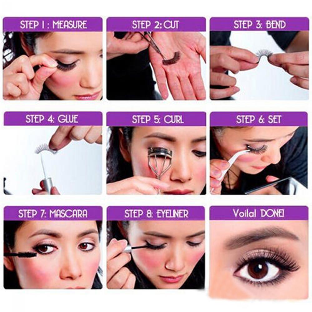 10 Pairs Hot Fake Natural Bottom Eye Lashes False Eyelashes Lower Handmade