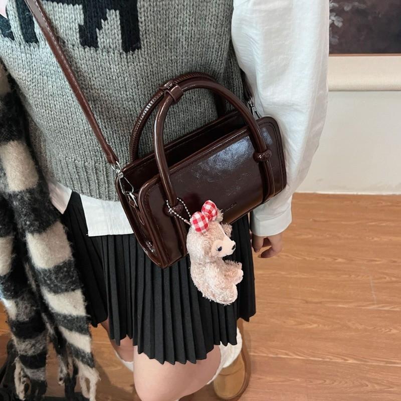 Ielgy Autumn Winter Fashion Retro Small Square Bag All-Match Crossbody