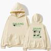 Mens Hooded Sweatshirt Spider Print Retro Streetwear Loose Fit Fall Winter