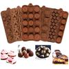 Handmade Chocolate Mould Candy Jelly Pudding Mold Flower Animal Heart Shape Silicone Moulds Baking Tool Silicone Molds