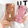 Mi11lite 3D Cartoon Bear Silicone Case On For Xiaomi Mi 11 Lite 5g Ne 12lite 11t 12t 13t Pro 11i 10t Soft Back Cover Mi12 Mi13t