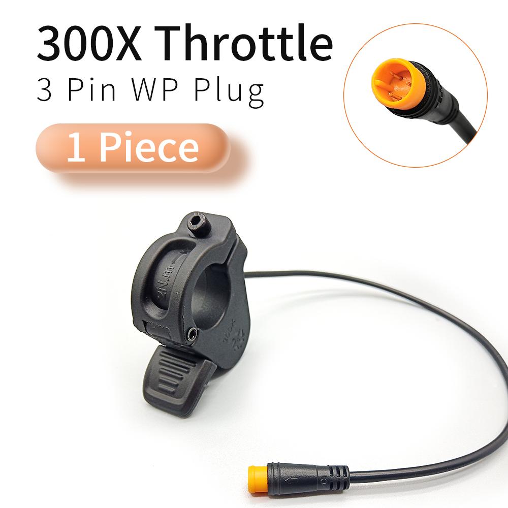 Ebike Thumb Throttle WUXING 300X Right/Left Hand Throttle for 24V 36V 48V 72V Electric Bicycle Accelerator
