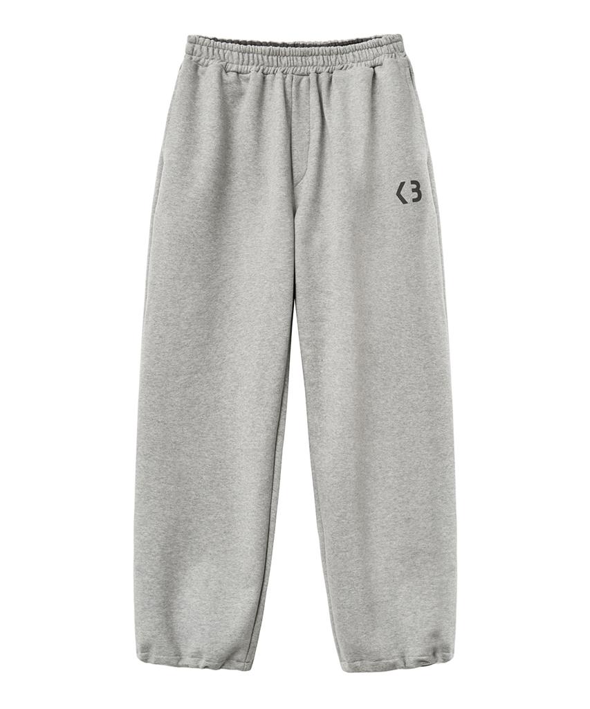 Спортивные брюки Yuupeu Check из смесовой ткани - Меланжево-серый