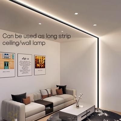 1м/2м лестничный поручень светодиодный алюминиевый профиль настенный вверх вниз канал диффузор лестница коридор декор линейная полоса света