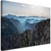 Canvas Print Mountain Peaks In the Clouds
