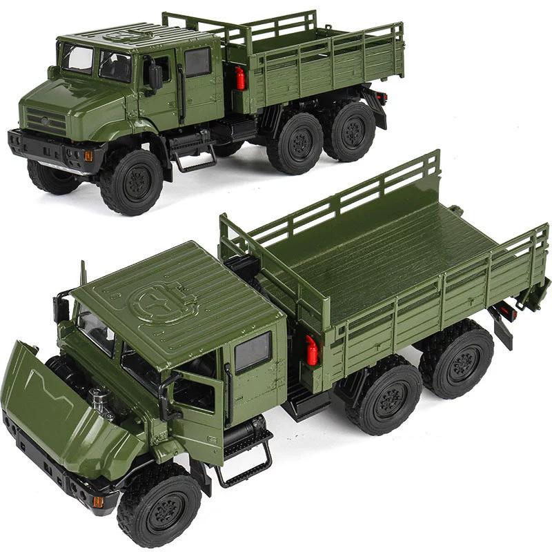 1/32 CA30 CA10 Сплав Тактический Грузовик Бронированный Автомобиль Модель Металл Военный Персонал Перевозчик Транспортные Средства Модель Звук Свет Игрушки