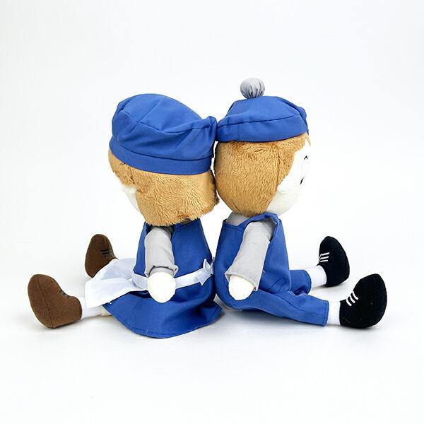 Sanrio Vintage Retro Builduo Pair Plush Interior Doll Mascot