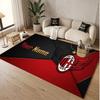 Custom Rug AC Milan Pattern Print Name Text Soft Non‑Slip Floor Carpet for Home Indoor Decoration