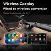 2IN1 Wireless Carplay Adapter Wired To Wireless Carplay Adapter with Car Clock for OEM Car Navigation System Plug & Play