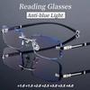 Men Women Diamond Cutting Reading Glasses Unisex Ladies New Trend Far Sight Presbyopia Vintage Hd Anti-Blue Light Eyeglasses