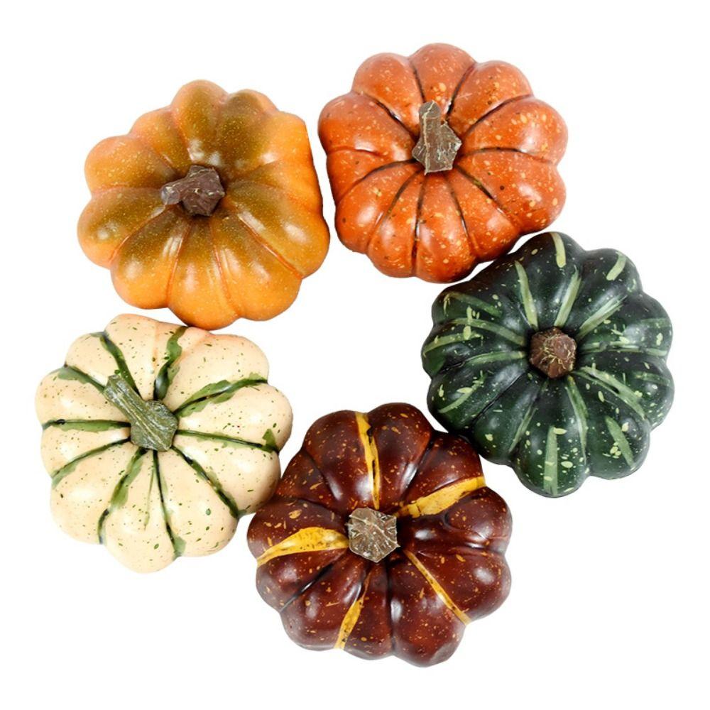 3D Simulated Foam Pumpkin Durable Pumpkin Model Fake Vegetable Artificial Pumpkin Party