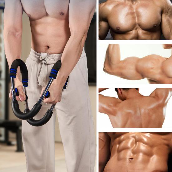 Тренажер Twister Arm с пенопластовой ручкой 40-50 кг, регулируемая штанга для тренировки груди, тренажер для укрепления мышц предплечья и трицепса, эспандер для груди, оборудование для домашнего фитнеса