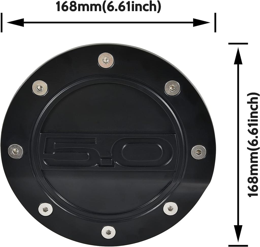 Крышка топливного бака Крышка бензобака Для Ford Mustang GT 5.0 2015 2016 2017 2018 Аксессуары для стайлинга автомобиля