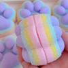 New Cat Paw Mochi Taba Squishy Fidget Toy Cute Cat Paws Toys Slow Rebound Decompression Toy Reduce Stress Kids Toys Gifts
