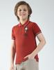 Boys's Regular Fit Printed Polo Half Sleeve T-Shirt