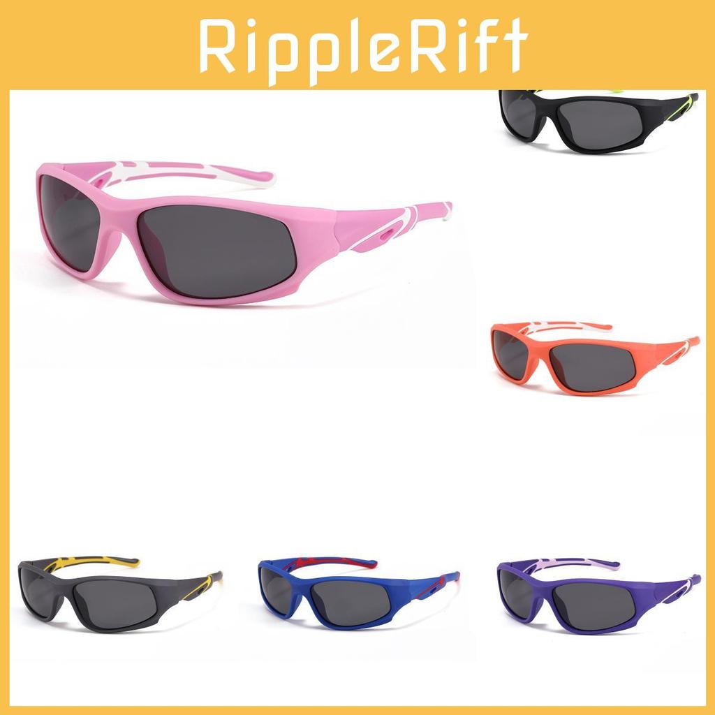 Fashionable Children's Sun Shades For Cycling With Polarized Tac Lenses Uv400 Protection S706