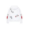 We11done Ss22 Logo Cartoon Pattern Hoodie Unisex hoodies White WD-TH1-22-585-U-WH
