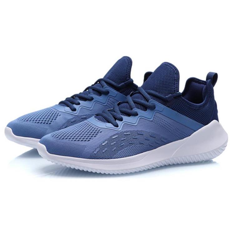Li Ning Амортизирующие Нескользящие Износостойкие Низкие Беговые Кроссовки Мужские Jiang Аквамариновый ARHP101-2