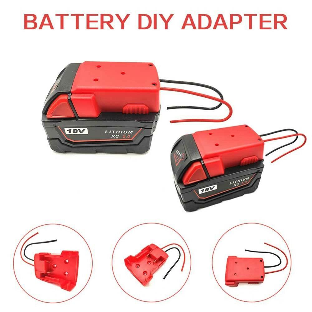 12AWG DIY Battery Adapter Power Battery Converter 135mm 1pcs
