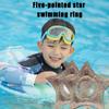 3pcs Five-pointed Star Sequin Transparent Swimming Ring Children Adult Water Sports Pool Ring Floating Beach Party Toy