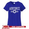 КЛАССИЧЕСКАЯ ЖЕНСКАЯ ФУТБОЛКА AIR FORCE CLASSIC ROYAL Военная ВВС США Airforce Соединенные Штаты Футболка Унисекс