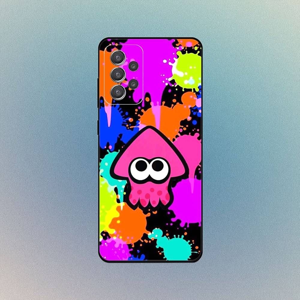 Game S-Splatoon 3 Phone Case For Samsung S25,S24,S21,S22,S23,S30,Ultra,S20,Plus,Fe,Lite,Note,10,9,5G Black Cover