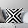 Black & White Simple Pattern Throw Cushions & Pillows Without Core