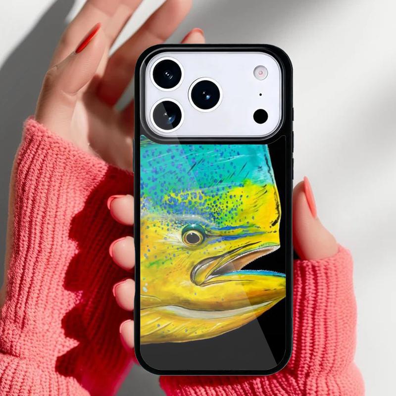 Mahi gamefish Phone Case for iPhone 17 16 15 14 13 Pro Max Back Cover for 12 11 Pro Coque